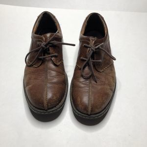 Born Lace Up Oxford Shoes Ridgeway Cinnamon Brown Leather Men's Size 9.5 H11806